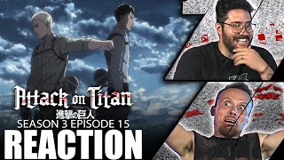 Attack on Titan 3x15 REACTION  quotDescentquot [upl. by Allit]