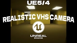 Make a Realistic VHS Camera in UE5 [upl. by Avrom]