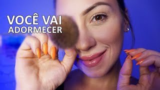 ASMR VOCÊ VAI ADORMECER NESTE VÍDEO com CAMERA BRUSHING [upl. by Dacy216]