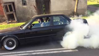 E30 M50B25 turbo burnout [upl. by Ellissa]