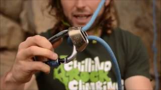 How to clip an ATC belay device to rope and harness [upl. by Flip]