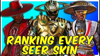 Ranking ALL LEGENDARY SEER Skins from BEST to WORST in Apex Legends [upl. by Adelric]