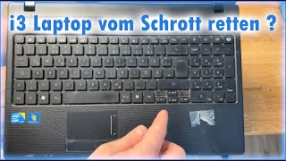 Laptop vom Sperrmüll gerettet – CMOSBatterie repariert und ohne RAM und Festplatte [upl. by Laynad]