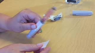 How to attach the needle to your insulin pen [upl. by Asilla]