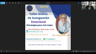 Taller vivencial online de Autogestión Emocional [upl. by Warton391]