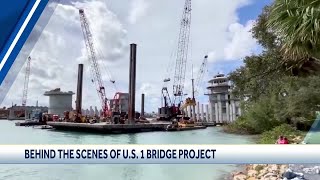 Behind the scenes of US 1 Bridge Project in Jupiter [upl. by Philps420]