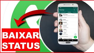 Como salvar status do WhatsApp de outra pessoa no android samsung Xiaomi gb com foto sem aplicativo [upl. by Aneertak]