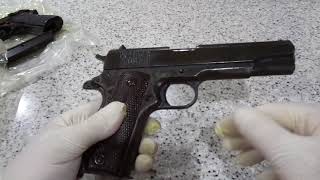 Removing guns from vacuum sealed bags after 4 years [upl. by Amanda]