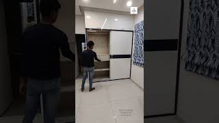 sliding wardrobe designs  sliding wardrobe for bedroom  interior hyderabad amsinteriors [upl. by Latini]