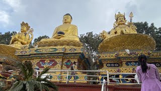 Boudhanath Stupa amp Swayambhunath visit  Kathmandu Nepal 2024 [upl. by Geldens]