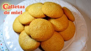 Galletas de miel MUY FACILES sin amasar [upl. by Fogarty859]