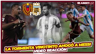 ¿DONDE ESTÁ LEO MESSI 🔍 VENEZUELA🇻🇪 11 🇦🇷ARGENTINA  ¡REACCIÓN ÉPICA [upl. by Ahsitul]