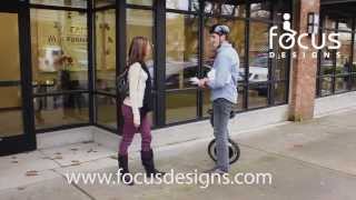 SelfBalancing Unicycle  SBU  by Focus Designs Inc [upl. by Garrot]