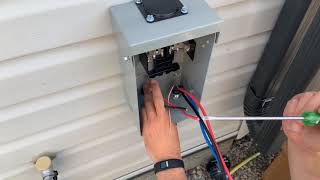 Hot tub electrical install explaining parts of spa package and terminations [upl. by Ramos393]