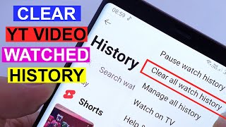 How to Delete YouTube Viewed Video History [upl. by Adnalor]