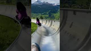 one of the things to do in Grindelwald Switzerland 🇨🇭 travel vlog vacation europe [upl. by Alehcim]