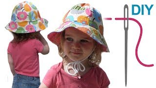 Hut nähen für Anfänger – DIY unisex Sommerhut quotLOUIS amp LOUISAquot [upl. by Andriana]