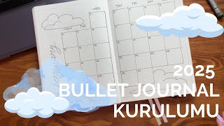 2025 bullet journal kurulumu  weekly planner [upl. by Darbee]