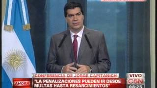 C5N  POLITICA HABLA JORGE CAPITANICH EN CASA DE GOBIERNO [upl. by Spike]