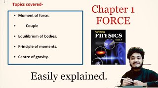 Chapter 1 Force class 10th ICSE physics [upl. by Cimbura]