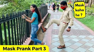 Mask Challan Prank Part 3  Bhasad News  Prank video [upl. by Hickey]