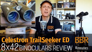 Celestron TrailSeeker ED 8x42 Binoculars Review [upl. by Ahsats416]