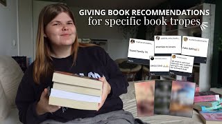 giving book recommendations for specific book tropes found family fake dating amp more [upl. by Elyse]