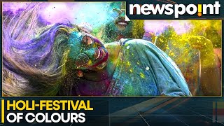 Holi Celebrations 2024 How the festival of colours is celebrated across India  Newspoint [upl. by Hilel8]