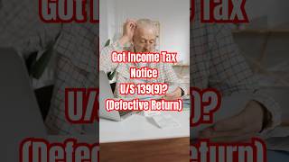 Got Income Tax Notice US 1399 itr incometaxnotice incometaxreturnfiling incometaxreturns [upl. by Israeli]