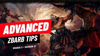 Advanced ZBarb Tips  Be a Better ZBarb Diablo 3  Season 27 [upl. by Nets205]