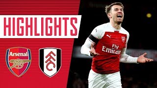 Back to winning ways  Arsenal 41 Fulham  Goals and highlights [upl. by Arias]