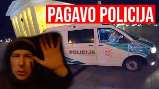 PAGAVO POLICIJA LIPAU Į KALĖDŲ EGLĘ [upl. by Arenat]