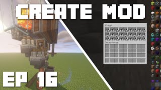 Minecraft Create Mod Tutorial Andesite Farm Ep 16 [upl. by Ireg]