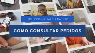 Meu INSS Como consultar meus pedidos [upl. by Noitna]