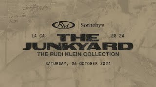 RM Sothebys  The Junkyard The Rudi Klein Collection – 26 October 2024 [upl. by Horacio]