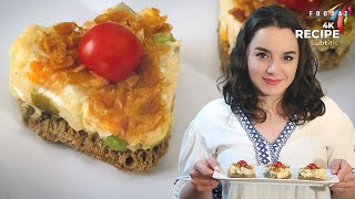 Potato Salad Canapés  the perfect finger food to serve at your Party [upl. by Notnert]