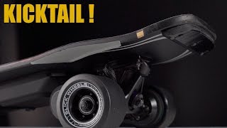 New KICKTAIL electric Skateboard Urban 80 Slick Revolution Overview [upl. by Benson]