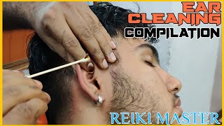 REIKI MASTER💈Ear Cleaning and Wax Removal Compilation Pt01💈MASTER ASMR💈ASMR [upl. by Daryl]