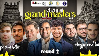 Chennai Grand Masters 2024 Round 2  Arjun Erigaisi vs Levon Aronian [upl. by Anestassia]