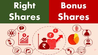 Differences between Right Shares and Bonus Shares [upl. by Piks905]