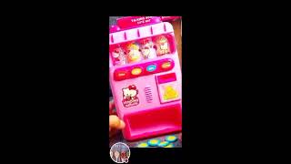 Talking Vending MachinehellokittyASMRdrinkssatisfyingtoy [upl. by Raddy92]