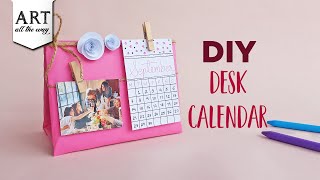 DIY Desk Calendar  Desk Decor [upl. by Campos976]