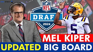 Mel Kiper UPDATED 2024 NFL Draft Big Board Top 25 NFL Draft Prospect Rankings Ft Jayden Daniels [upl. by Oiramad]