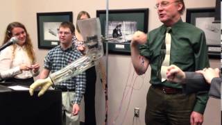 Myoelectric Prosthetic Arm Demonstration [upl. by Uol755]