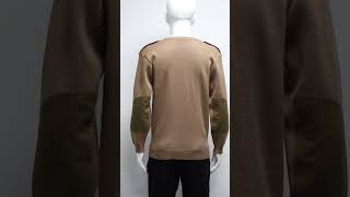 Military Army Style O Neck Khaki Tactical Mens Sweater army tacticalgear zennison [upl. by Lucey]