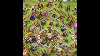 Town Hall 12 destroyed 🥶 Clash of clans comedy shorts gaming clashofclans [upl. by Nomad]