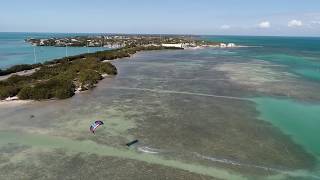 Kiteboarding Islamorada Florida Annes Beach [upl. by Albright528]