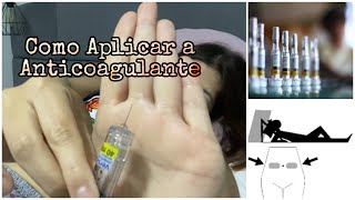 Como aplicar a injeção anticoagulante Versa ou Clexane sem deixar roxo  Evelyn Souza [upl. by Waters]