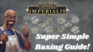 Easy Bases for Warhammer Legions Imperialis [upl. by Anialam]