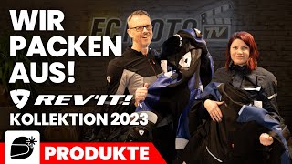 UNBOXING Neue REV’IT Kollektion 2023  wir packen die neue Motorradbekleidung aus [upl. by Raddie764]